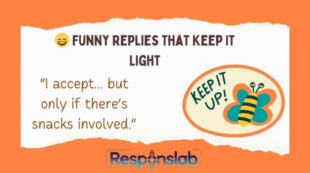 😄 Funny Replies That Keep It Light