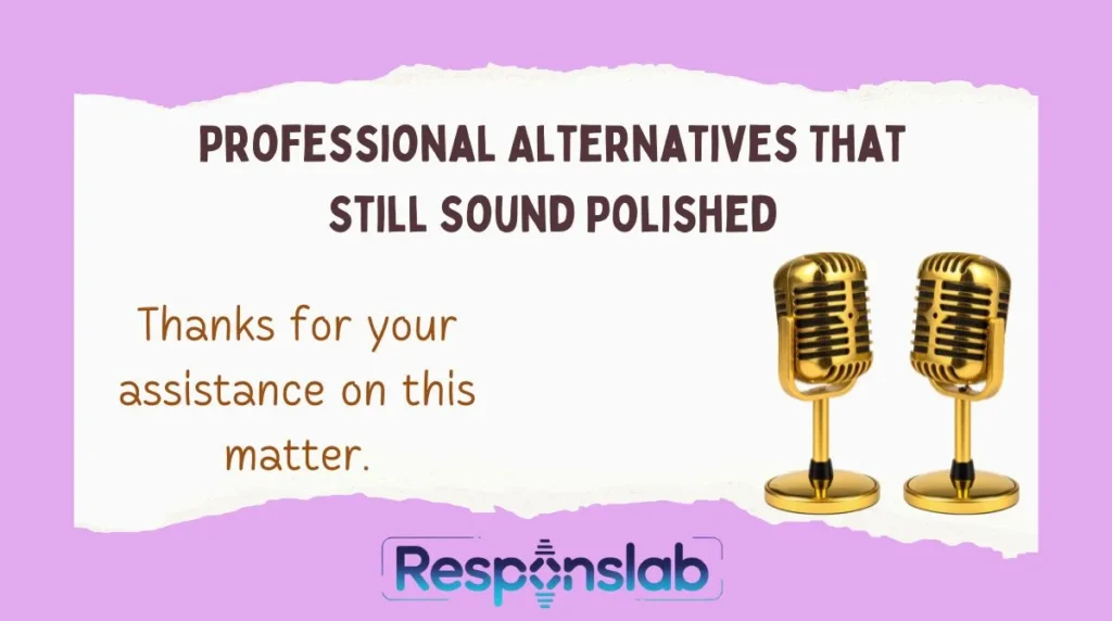 Professional Alternatives That Still Sound Polished