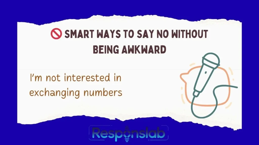 š« Smart Ways to Say No Without Being Awkward