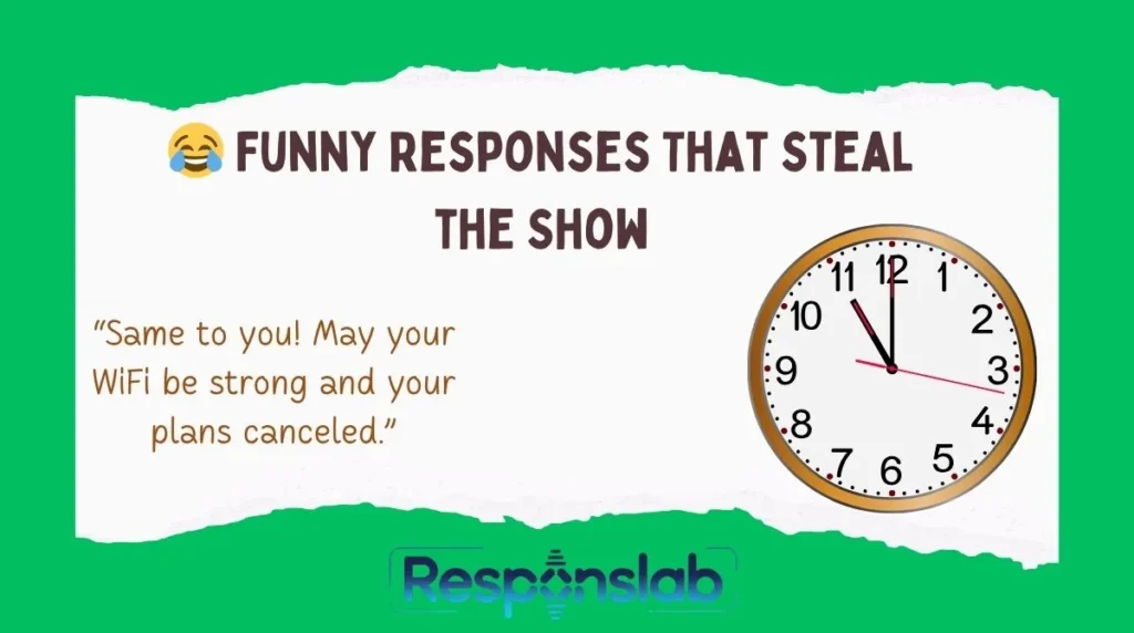 😂 Funny Responses That Steal the Show