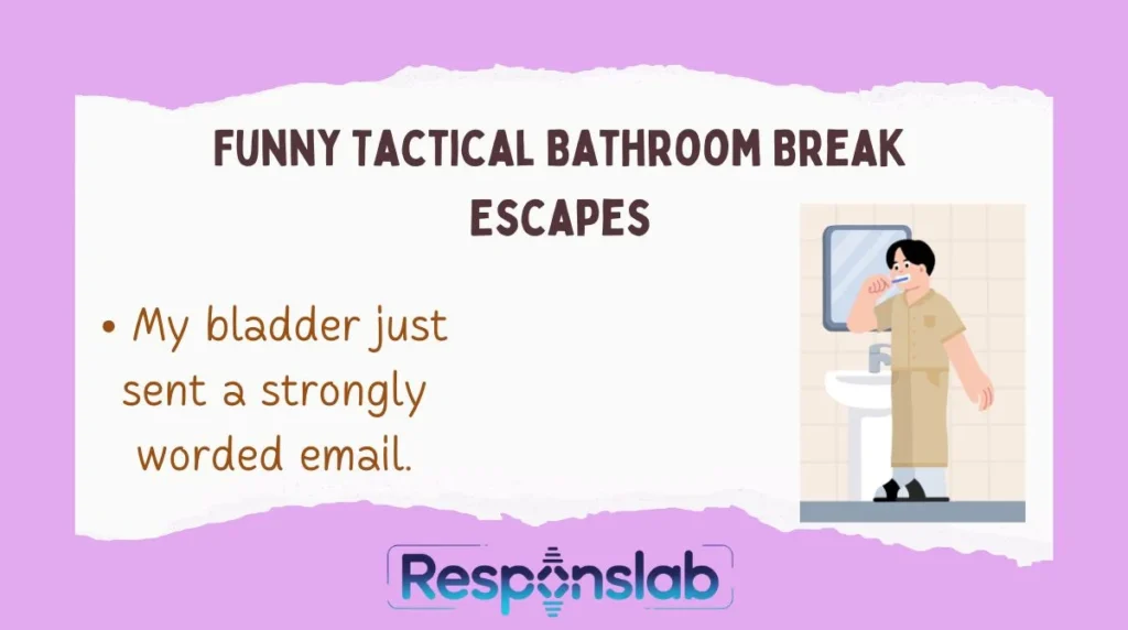 😂 Funny Tactical Bathroom Break Escapes
