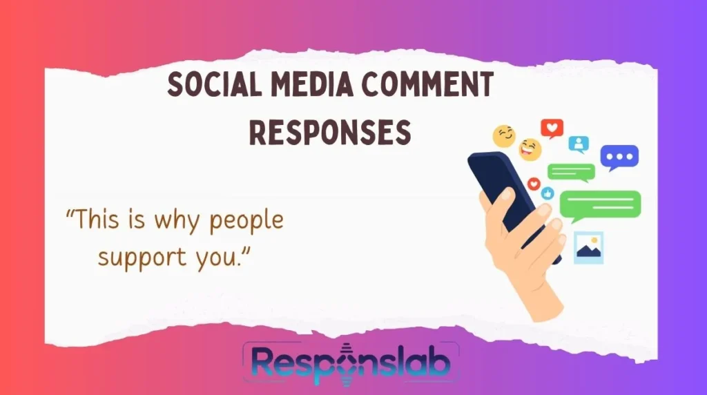 Social Media Comment Responses