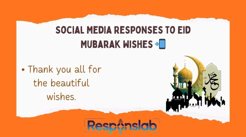 Social Media Responses to Eid Mubarak Wishes 📲