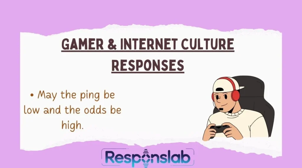 Gamer & Internet Culture Responses