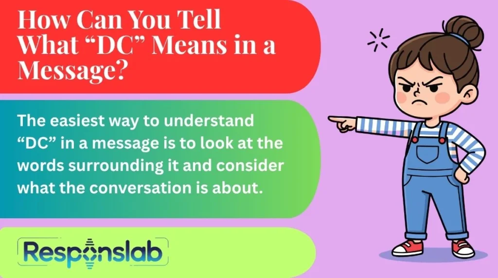 How Can You Tell What “DC” Means in a Message?