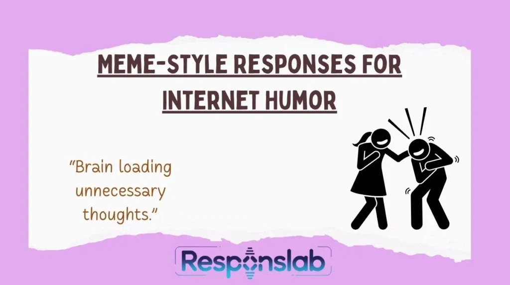Meme-Style Responses For Internet Humor