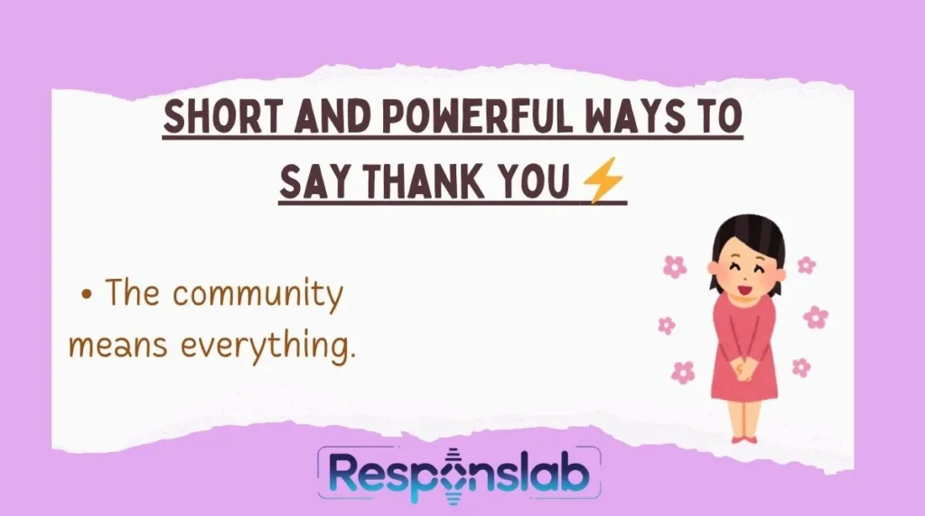 Short and Powerful Ways to Say Thank You