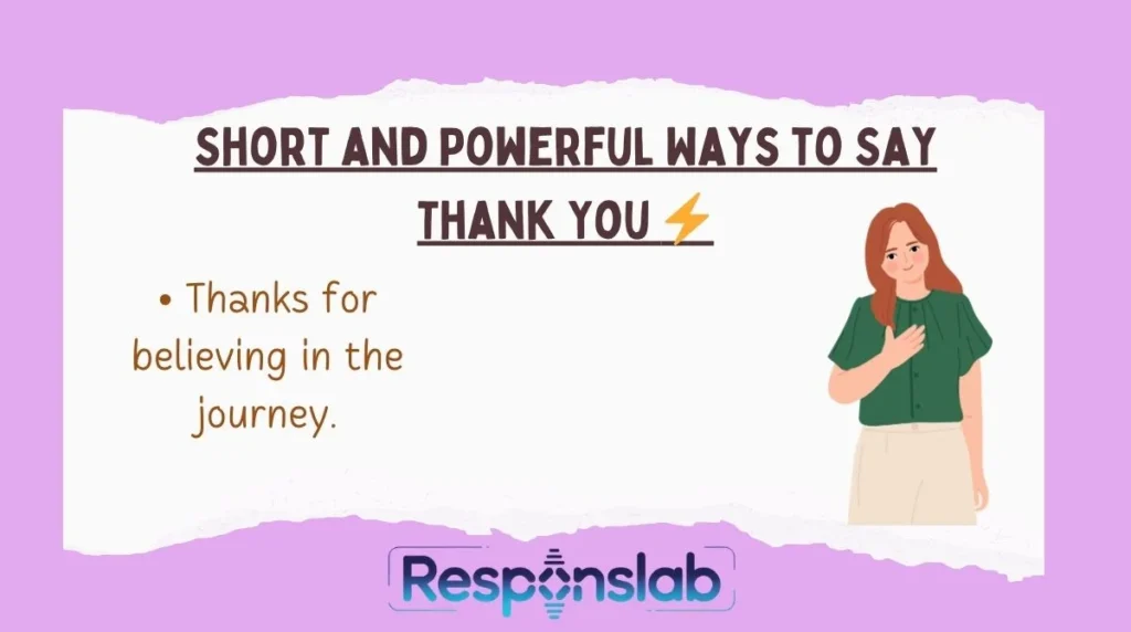 Short and Powerful Ways to Say Thank You