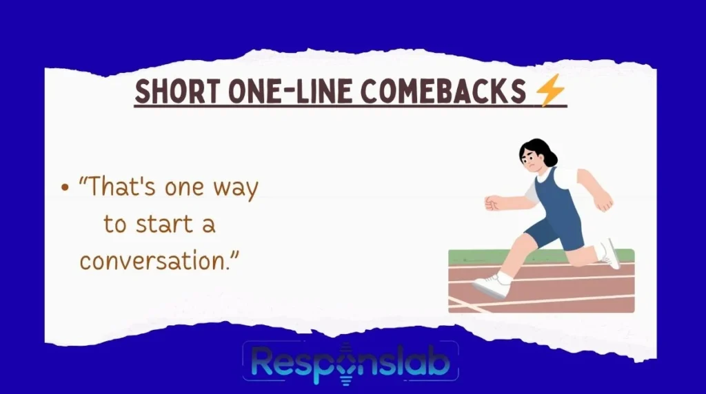 Short One-Line Comebacks ⚡