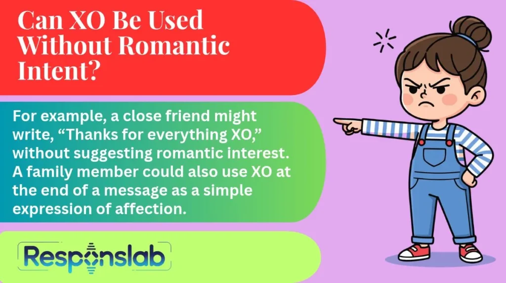 Can XO Be Used Without Romantic Intent?