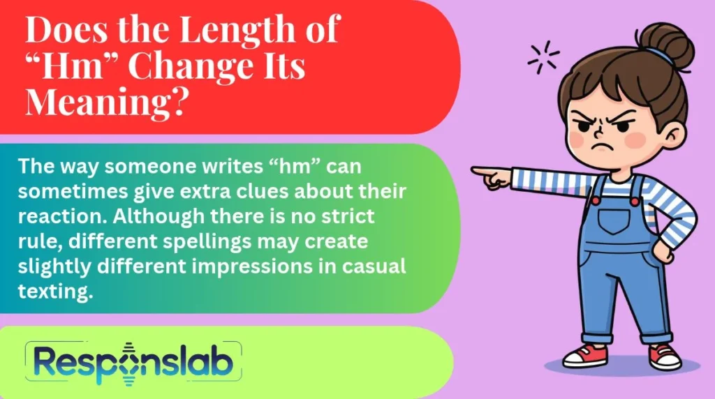 Does the Length of “Hm” Change Its Meaning?