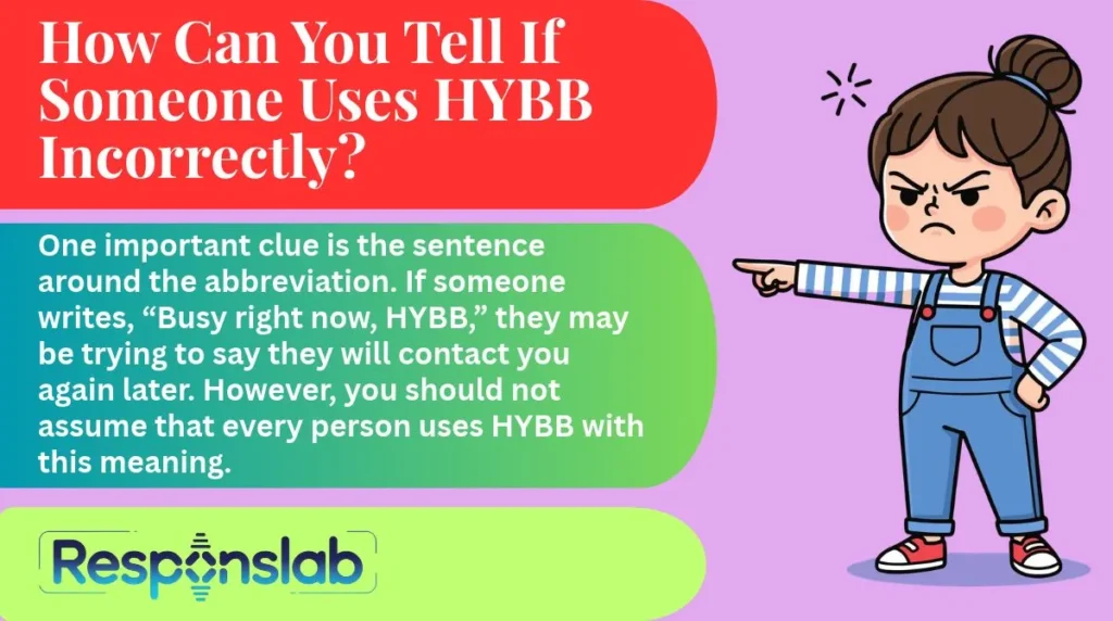 How Can You Tell If Someone Uses HYBB Incorrectly?