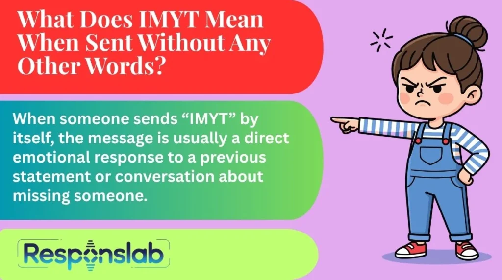 What Does IMYT Mean When Sent Without Any Other Words?