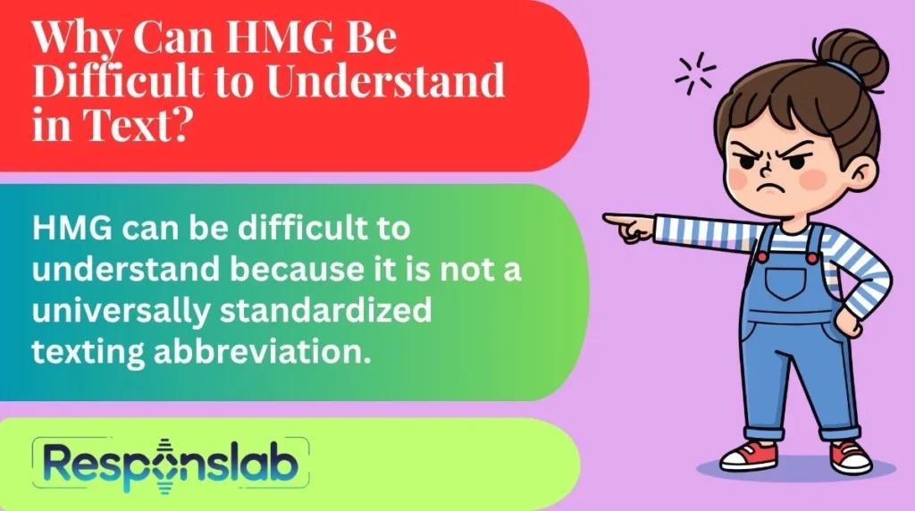 Why Can HMG Be Difficult to Understand in Text?