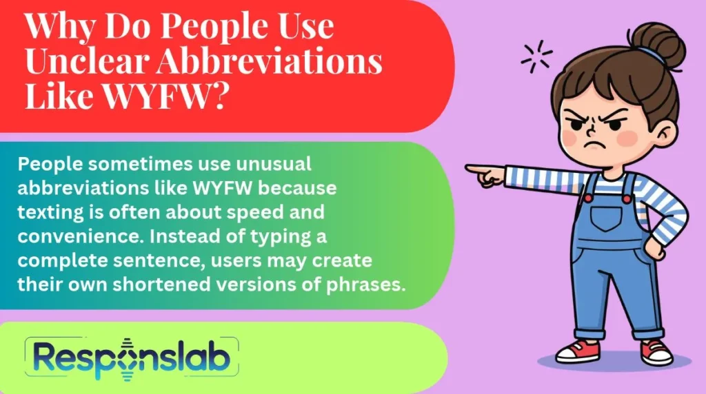 Why Do People Use Unclear Abbreviations Like WYFW?