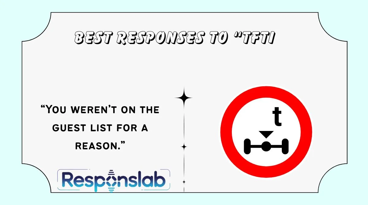 Best Responses to “TFTI