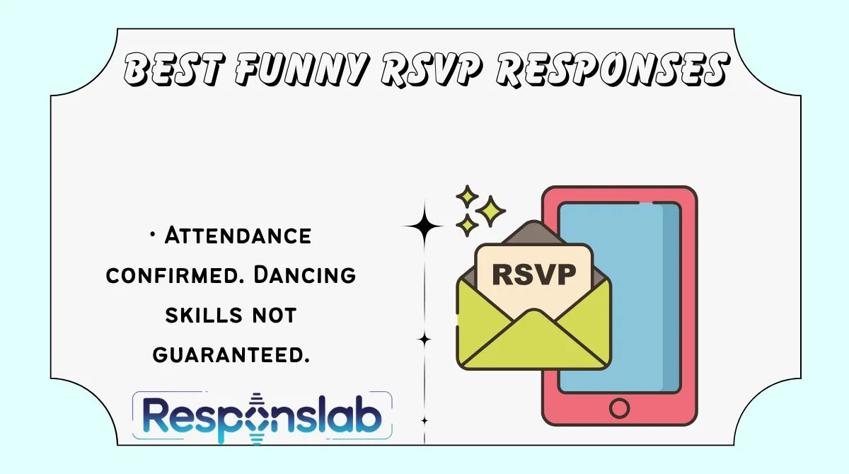 Best Funny RSVP Responses