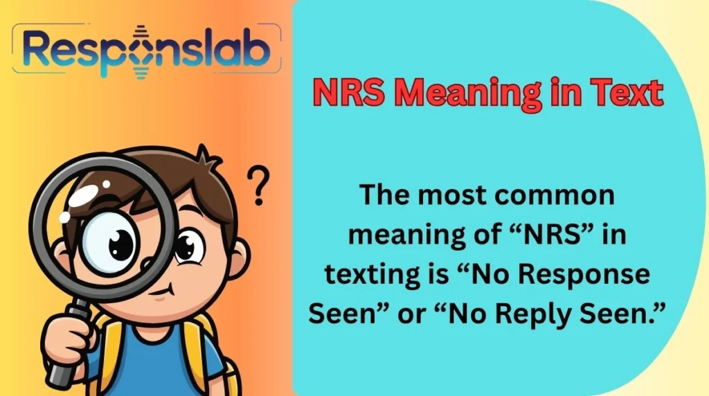 NRS Meaning in Text