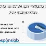 Other Ways to Say “Thank You for Clarifying