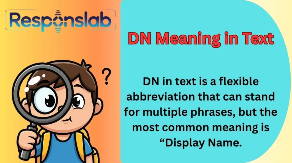 DN Meaning in Text