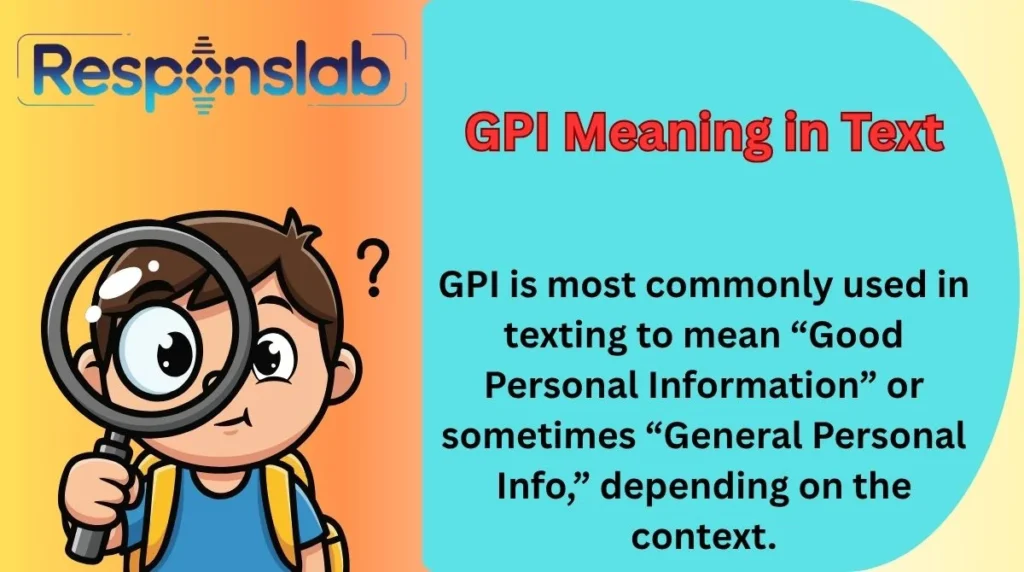 GPI Meaning in Text