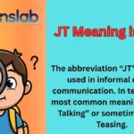 JT Meaning in Text