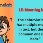 LB Meaning in Text