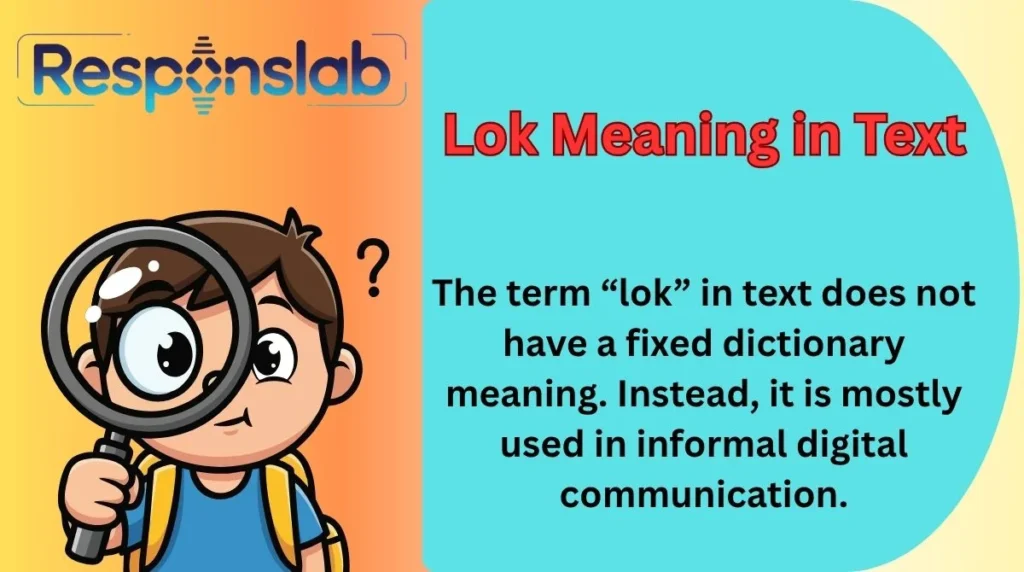 Lok Meaning in Text