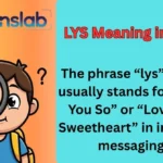 LYS Meaning in Text