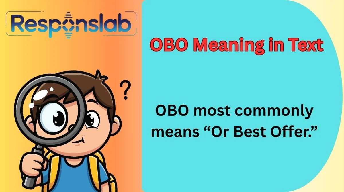 OBO Meaning in Text