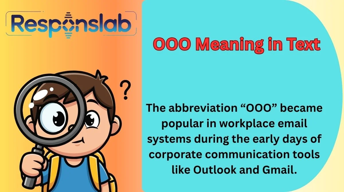 OOO Meaning in Text