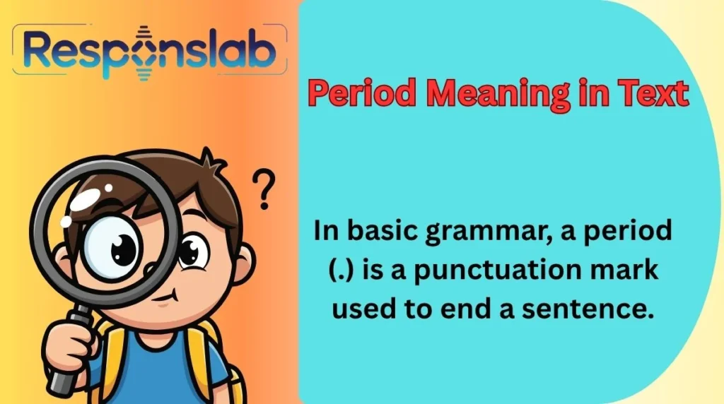 Period Meaning in Text
