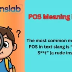 POS Meaning in Text
