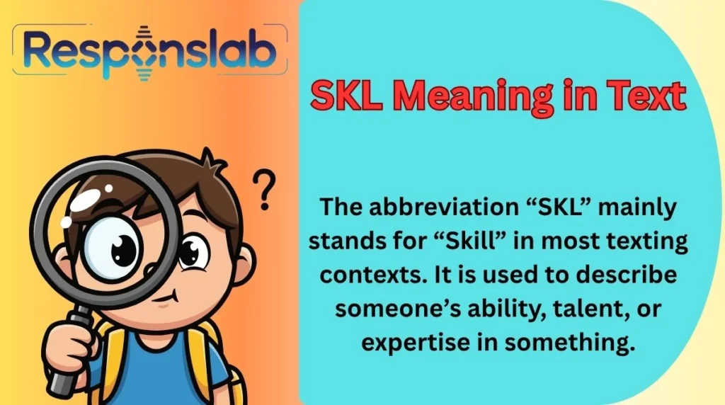 SKL Meaning in Text