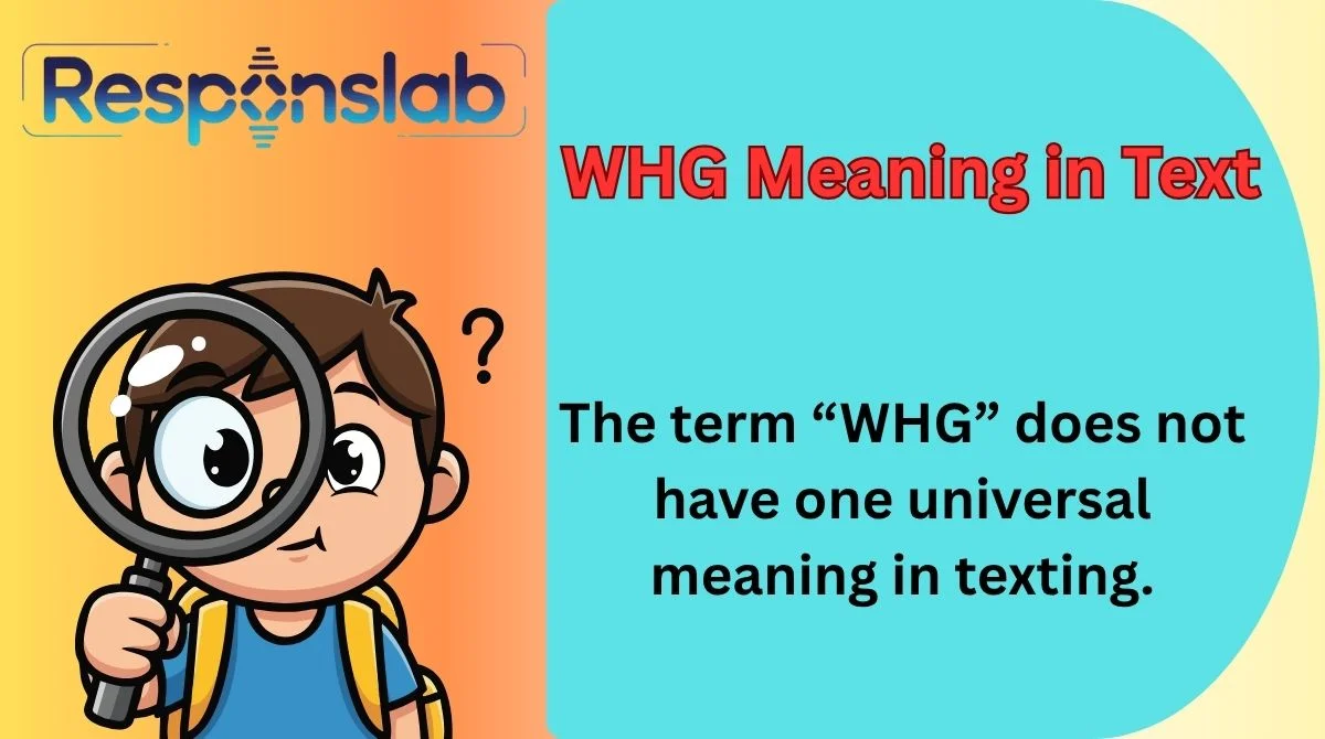 WHG Meaning in Text