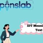 IDT Meaning in Text